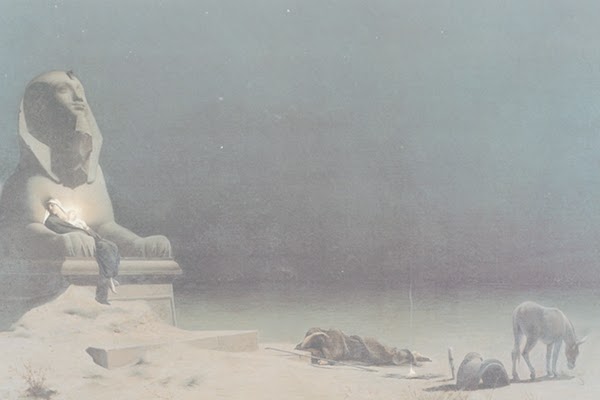 Luc Olivier Merson, Repos pendant la fuite en Egypte, 1879, Museum of Fine Arts